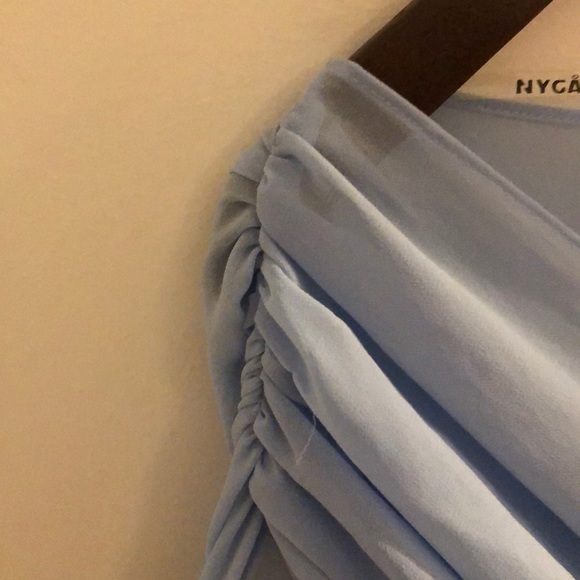 Never Worn Bianca Nygard Blue Dress Size 16 - Picture 4 of 6